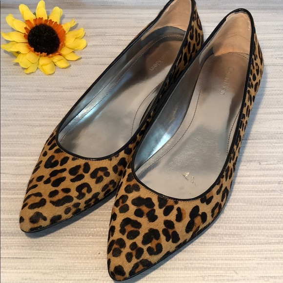 calvin klein cheetah shoes